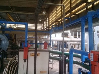 Fábrica de tubulação industrial