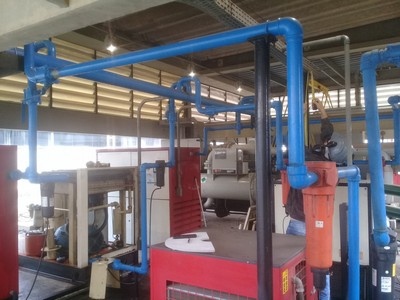 Montagem de tubulação industrial