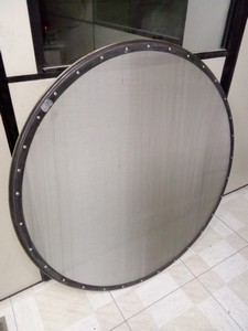 Peneira de aço inox industrial