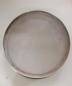 Peneira granulométrica em aço inox